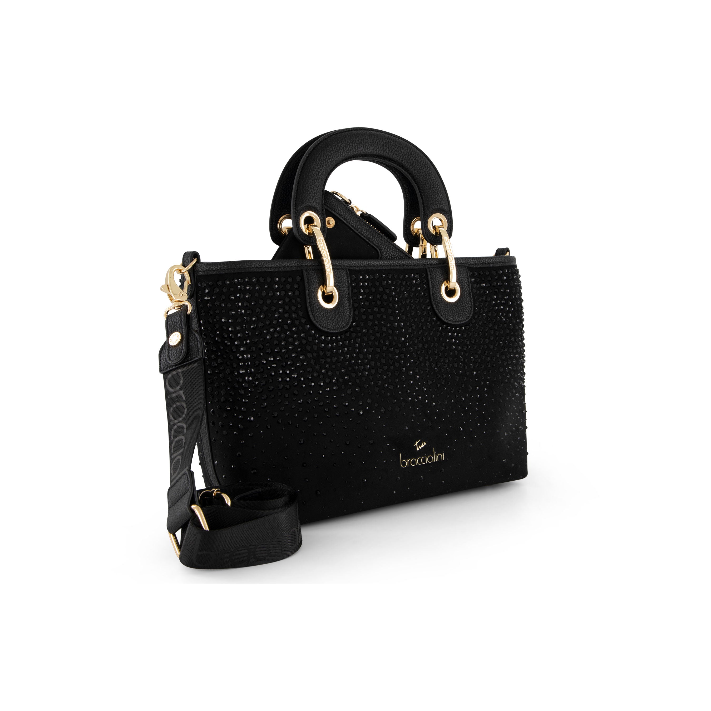 Braccialini Borsa donna nera www.offidani.it