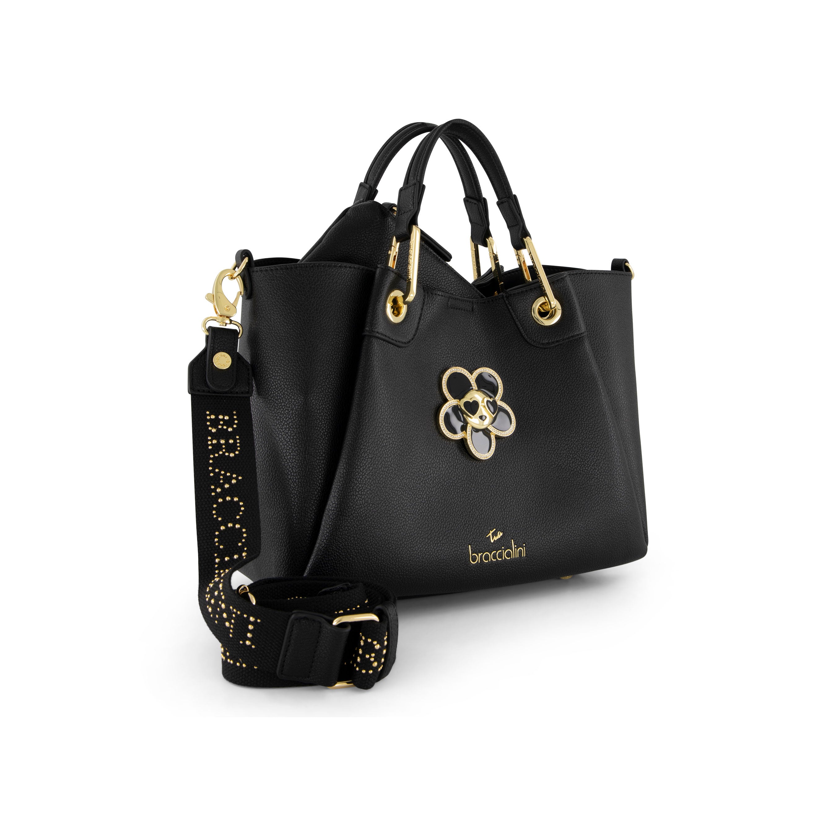 Braccialini Borsa donna nera www.offidani.it