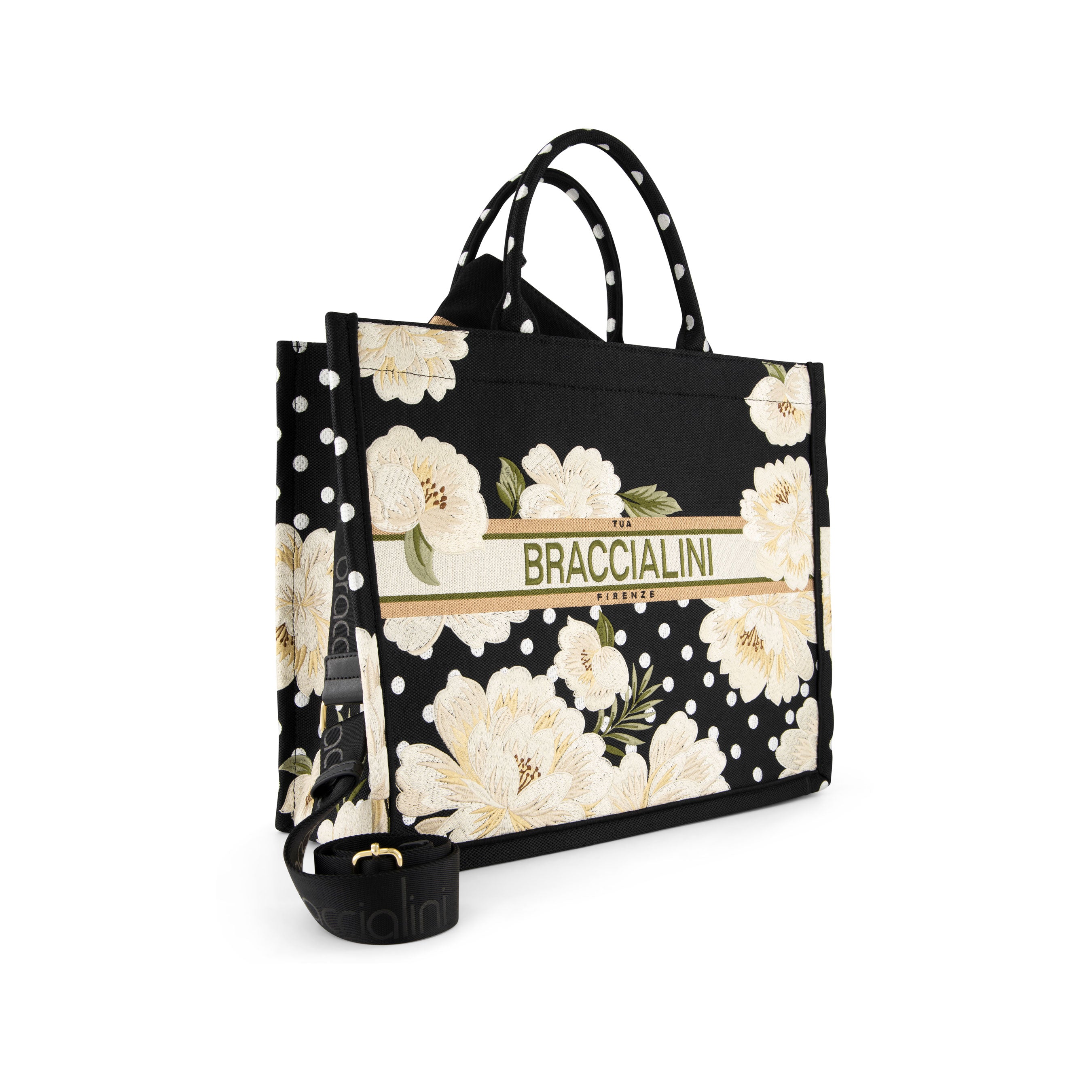 Braccialini borsa donna nera www.offidani.it