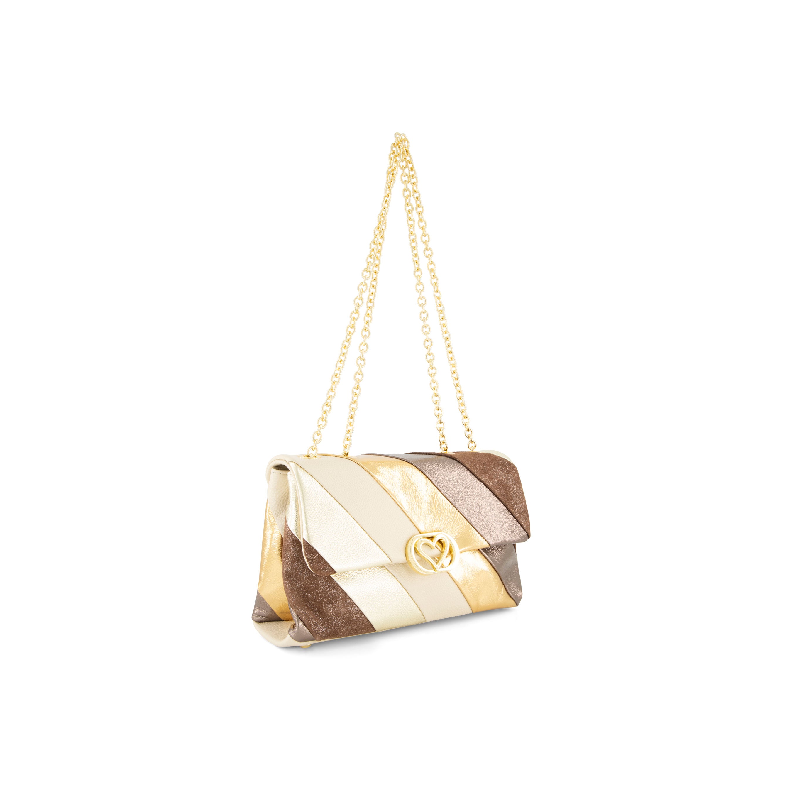 Braccialini borsa donna oro www.offidani.it