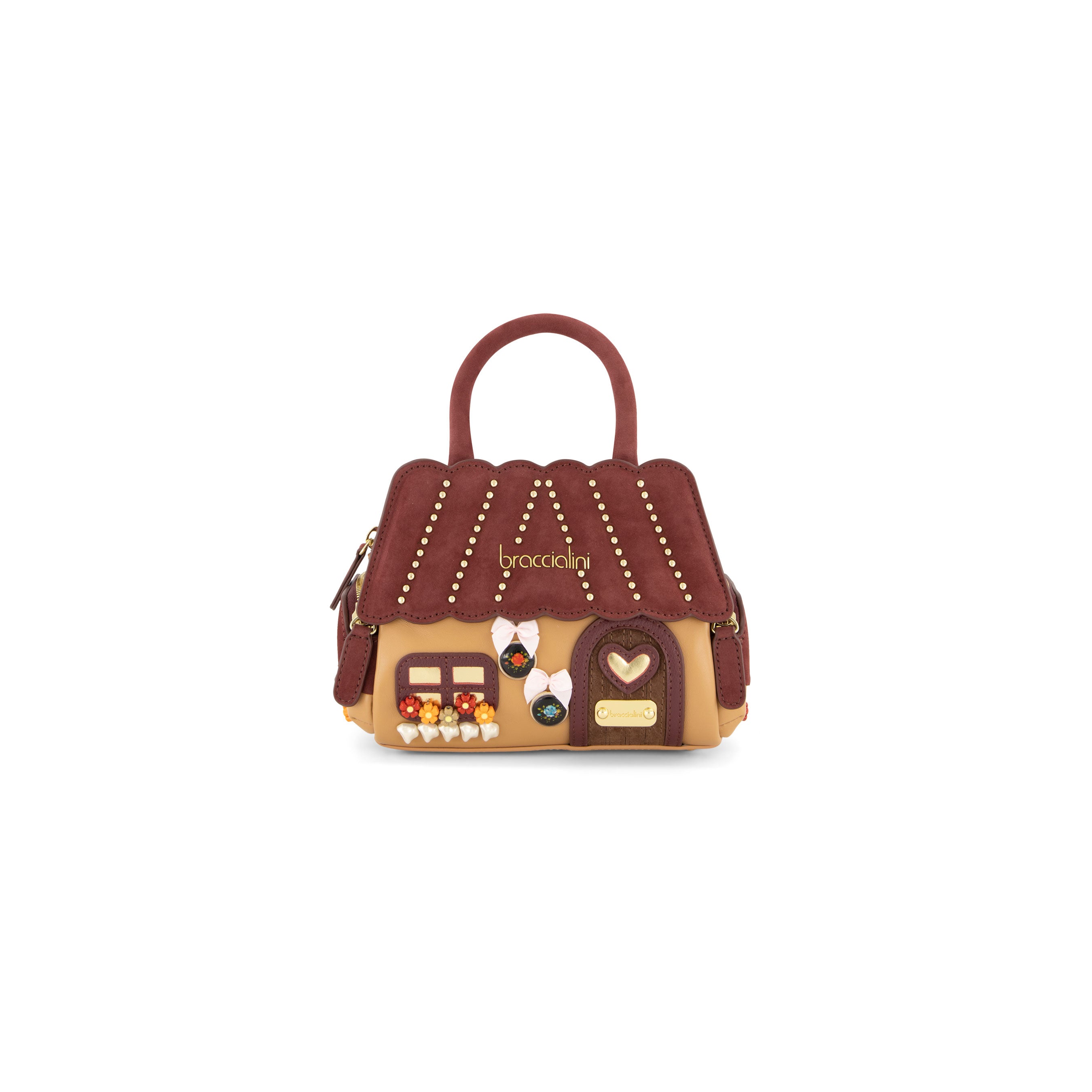 Braccialini Borsa donna bordeaux www.offidani.it