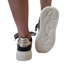 Braccialini sneaker donna pelle nera www.offidani.it