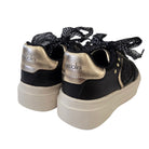 Braccialini sneaker donna pelle nera www.offidani.it