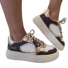 Braccialini sneaker donna pelle bordeaux www.offidani.it