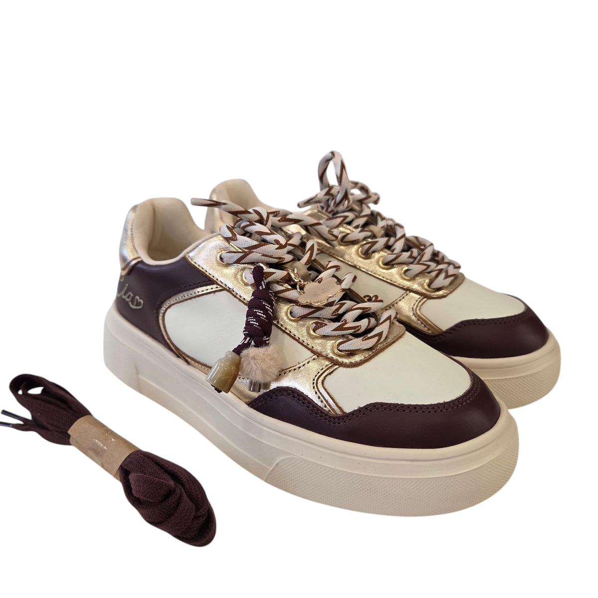 Braccialini sneaker donna pelle bordeaux www.offidani.it