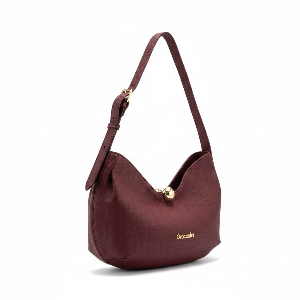 Braccialini borsa donna bordeaux www.offidani.it