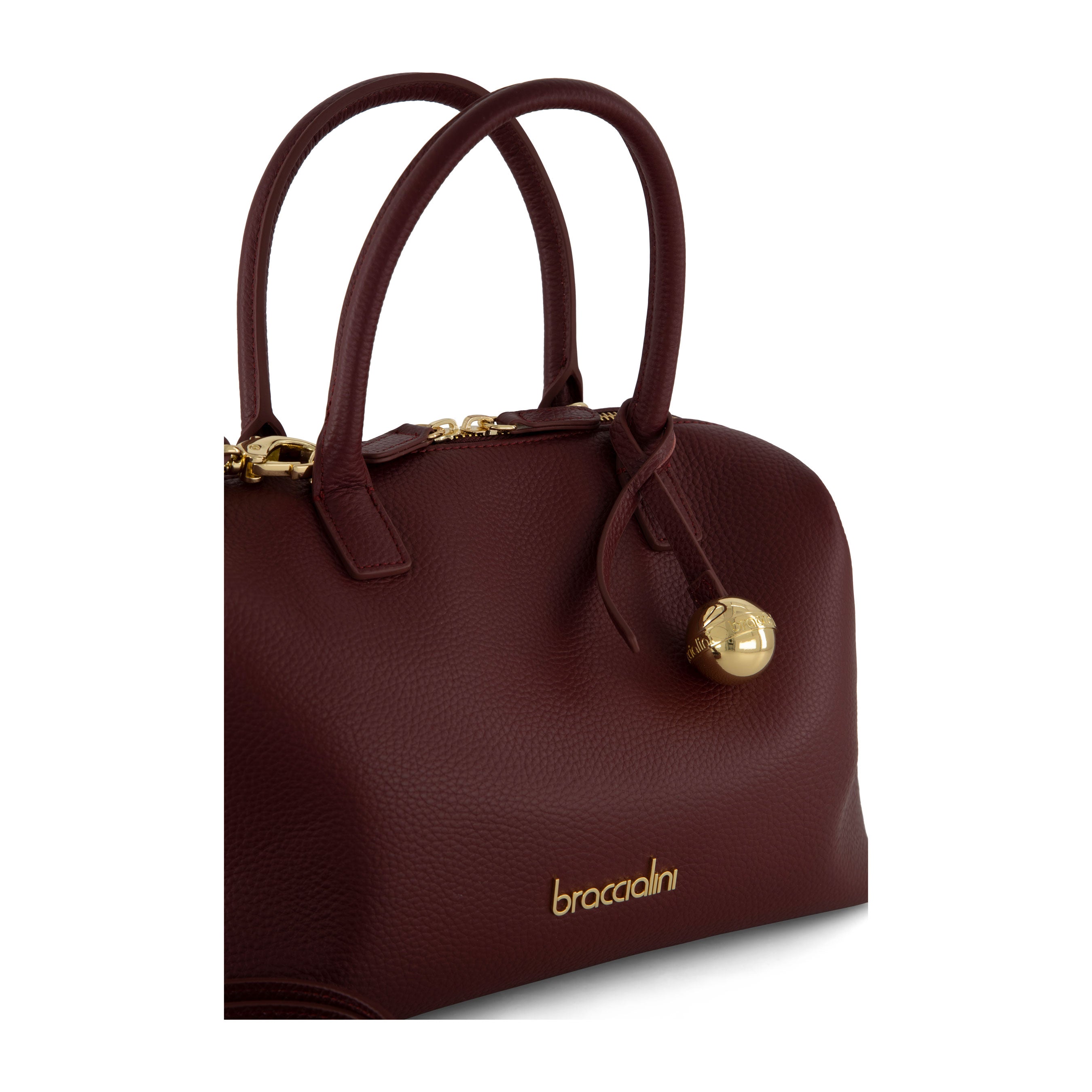 Braccialini borsa donna bordeaux www.offidani.it