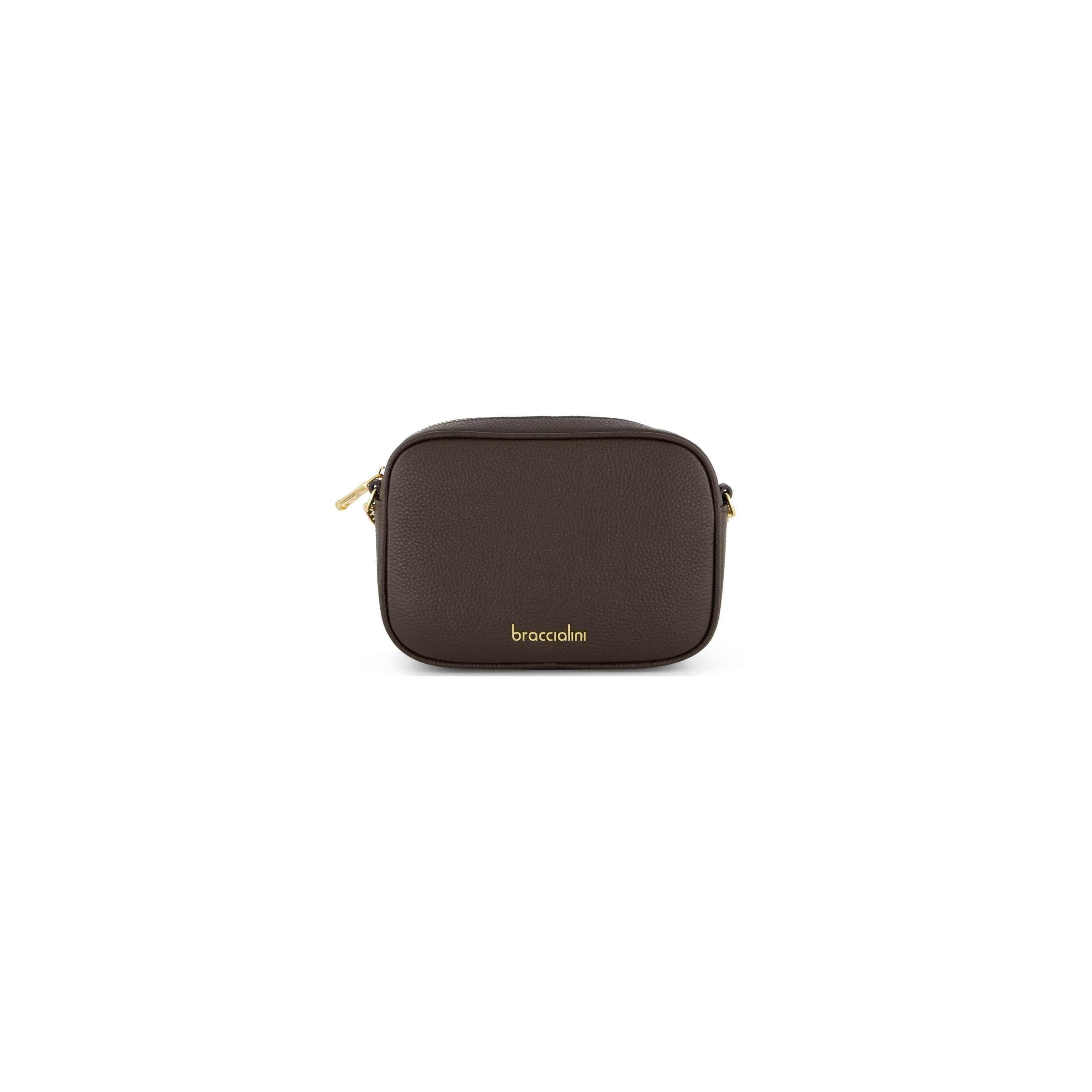 Braccialini borsa donna pelle marrone www.offidani.it