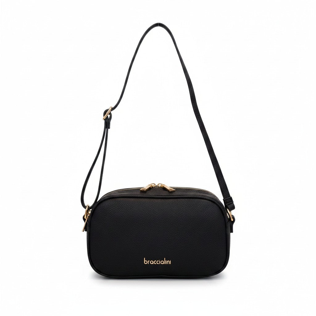 Braccialini borsa donna nera www.offidani.it