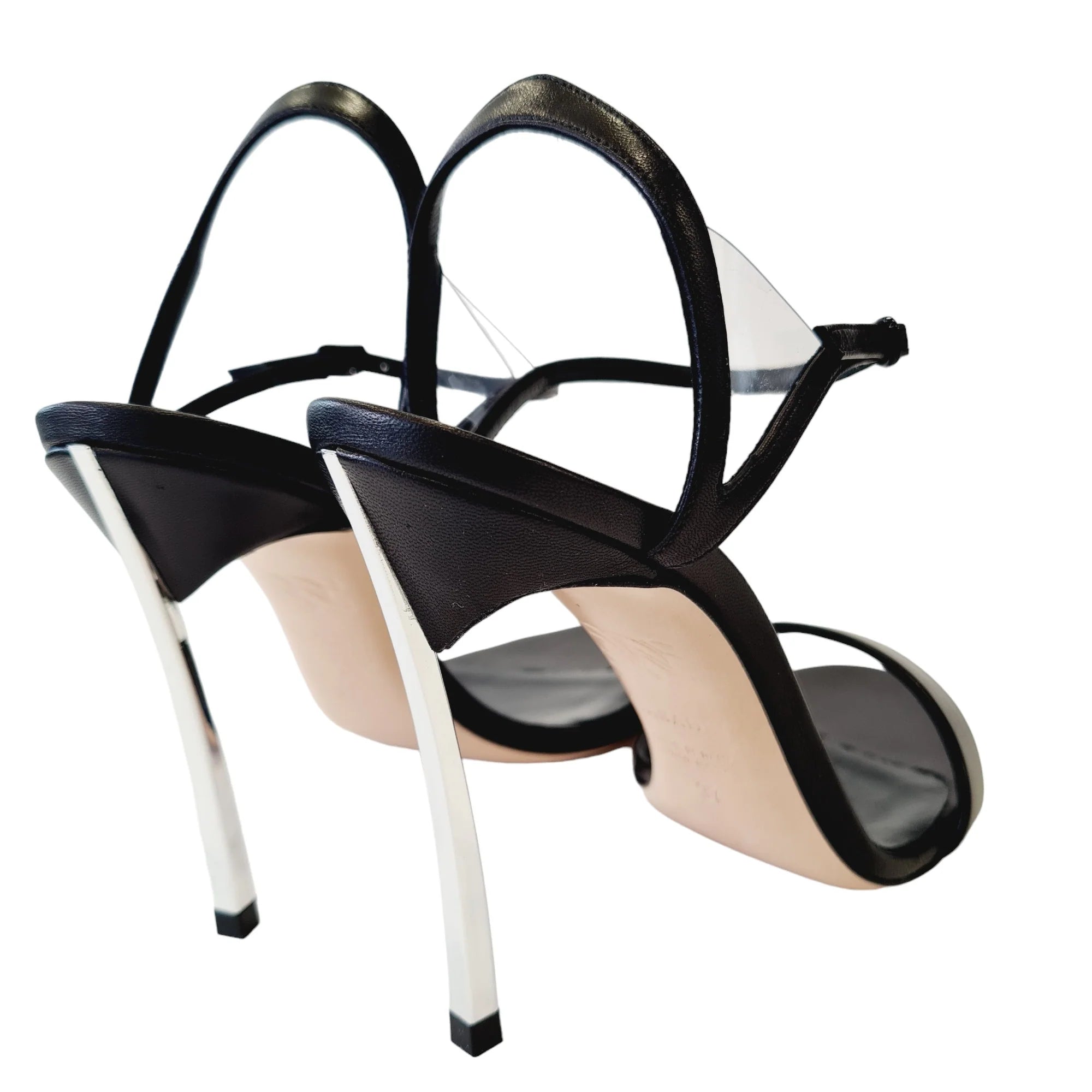 Casadei Sandalo Donna Tacco "Blade" Nero 1L497P www.offidani.it