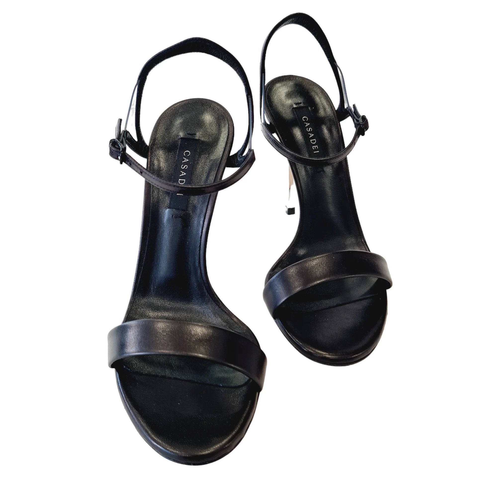 Casadei Sandalo Donna Tacco "Blade" Nero 1L497P www.offidani.it