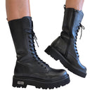 Cult Stivaletto Tronchetto Anfibio Donna Nero www.offidani.it