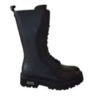 Cult Stivaletto Tronchetto Anfibio Donna Nero www.offidani.it