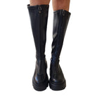 Cult Stivale Anfibio Donna Nero www.offidani.it