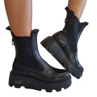 Cult Stivaletto Tronchetto Beatles Donna Nero www.offidani.it