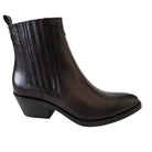 Dei Colli stivaletto texano donna pelle marrone www.offidani.it
