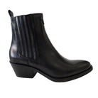Dei Colli stivaletto texano donna pelle nero www.offidani.it