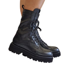 Gio+ Tronchetto Anfibio  Donna Pelle Nero www.offidani.it