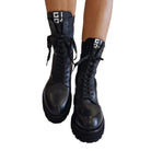 Gio+ Tronchetto Anfibio  Donna Pelle Nero www.offidani.it