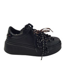 Gio+ Sneakers Donna Pelle Nero www.offidani.it