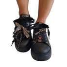 Gio+ Sneakers Donna Pelle Nero www.offidani.it