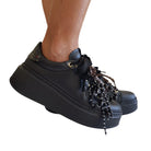 Gio+ Sneakers Donna Pelle Nero www.offidani.it