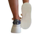 Gio+ Sneakers Donna Pelle Beige www.offidani.it