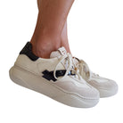 Gio+ Sneakers Donna Pelle Camoscio Beige www.offidani.it