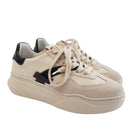 Gio+ Sneakers Donna Pelle Camoscio Beige www.offidani.it