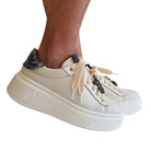 Gio+ Sneakers Donna Pelle Beige www.offidani.it