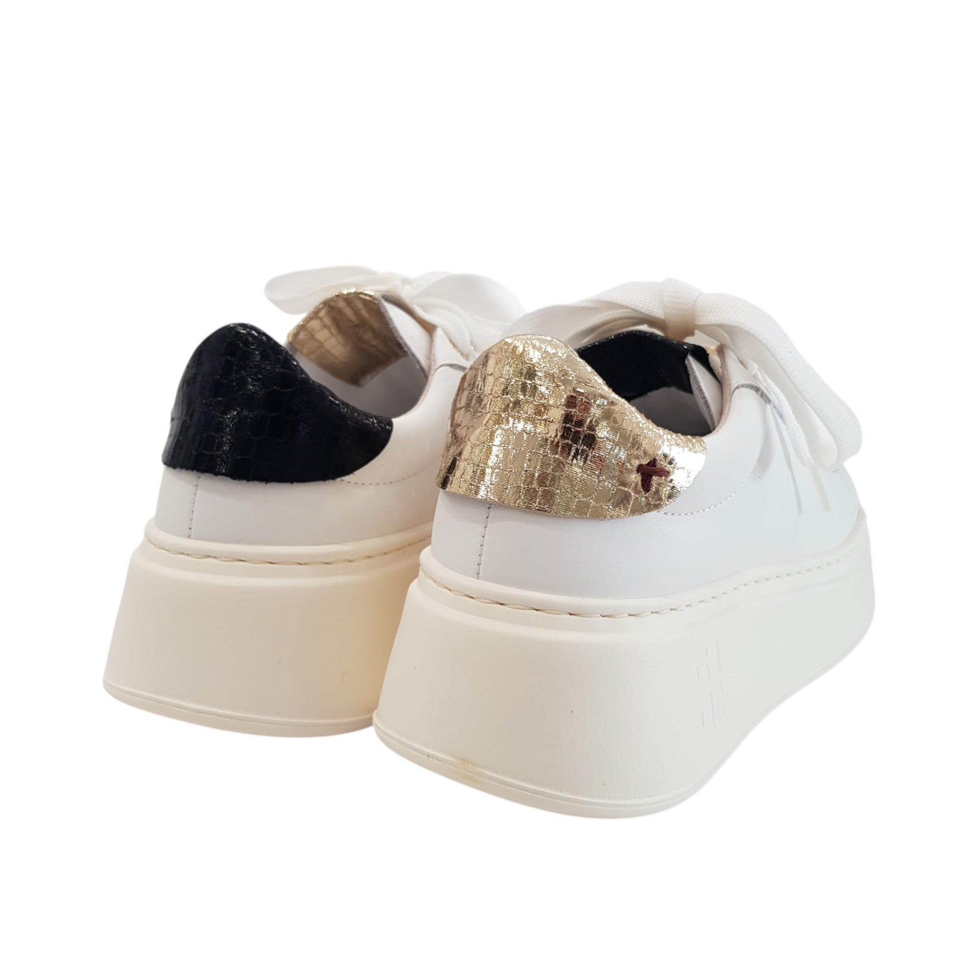 Gio+ Sneakers Donna Pelle Bianco www.offidani.it