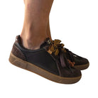 Gio+ sneakers donna in pelle marrone www.offidani.it