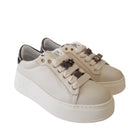 Gio+ Sneakers Donna Pelle Beige www.offidani.it