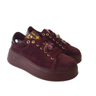Gio+ Sneakers Donna Camoscio Bordeaux www.offidani.it