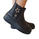 Gio+ Tronchetto Beatles Donna Pelle Nero www.offidani.it