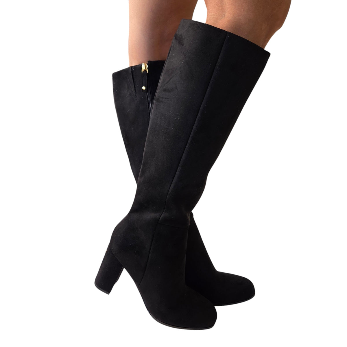 Guess stivale donna suede nero www.offidani.it