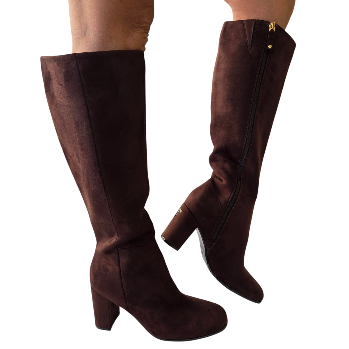 Guess stivale donna suede marrone www.offidani.it