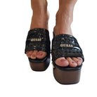 Guess Sabot Donna Nero www.offidani.it