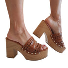 Guess Sabot Donna Cuoio www.offidani.it