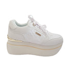 Guess Sneakers Donna Pelle Bianco www.offidani.it