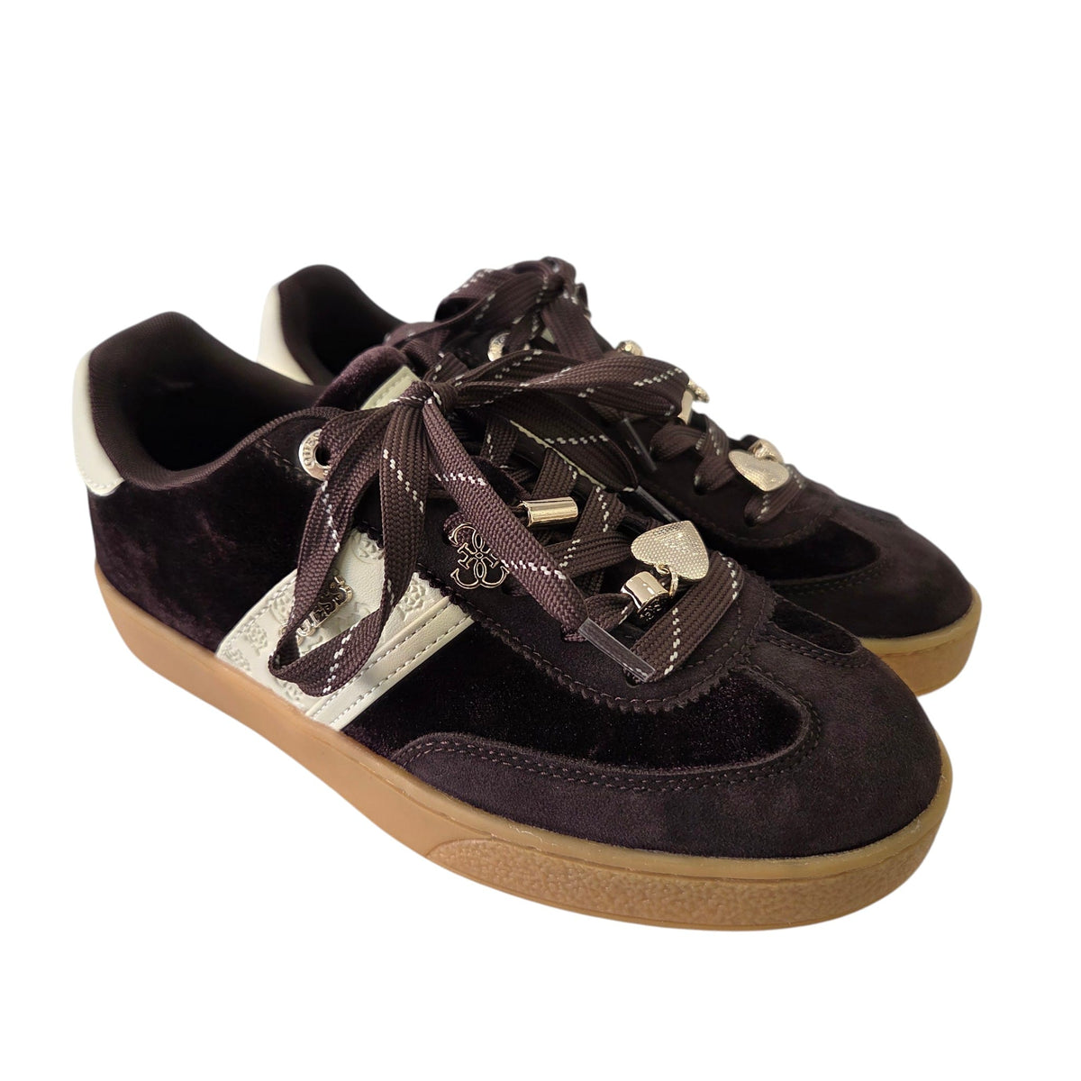 Guess sneakers donna marrone www.offidani.it