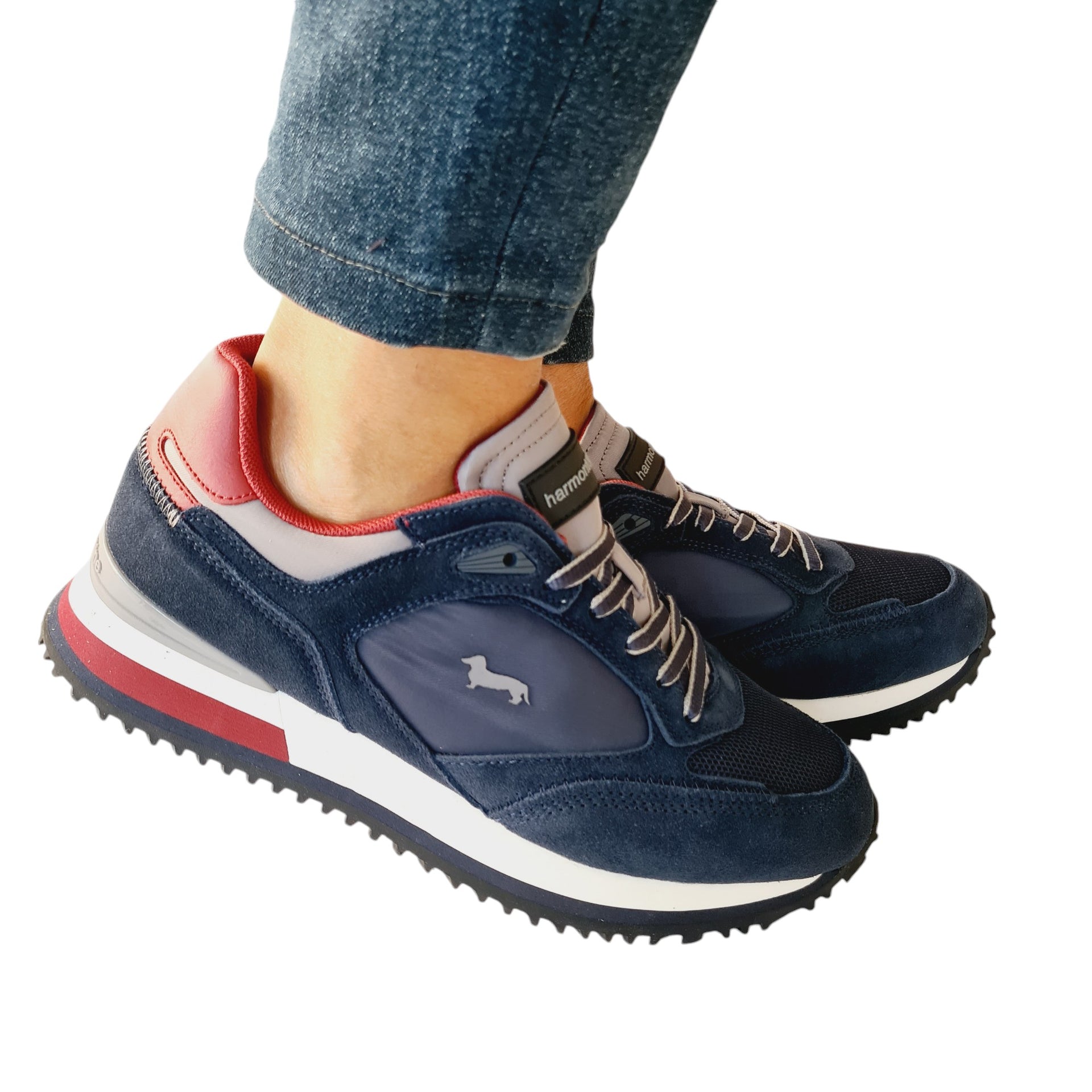 Harmont Blaine Sneaker Uomo Blu – Offidani - Main Image