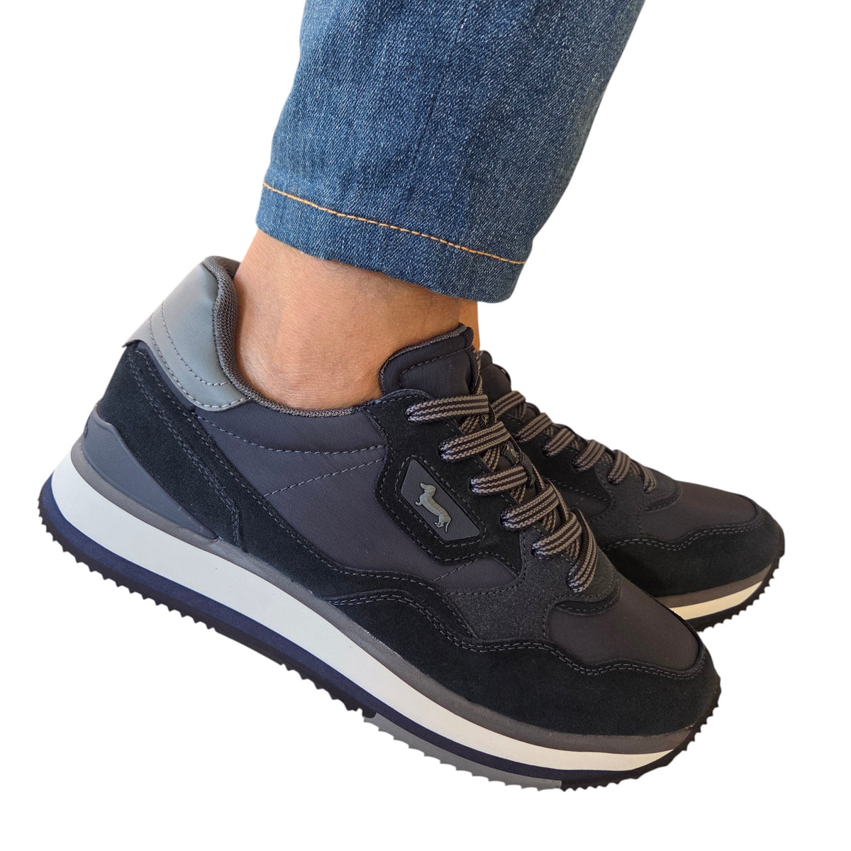 Harmont & Blaine sneakers uomo blu' www.offidani.it