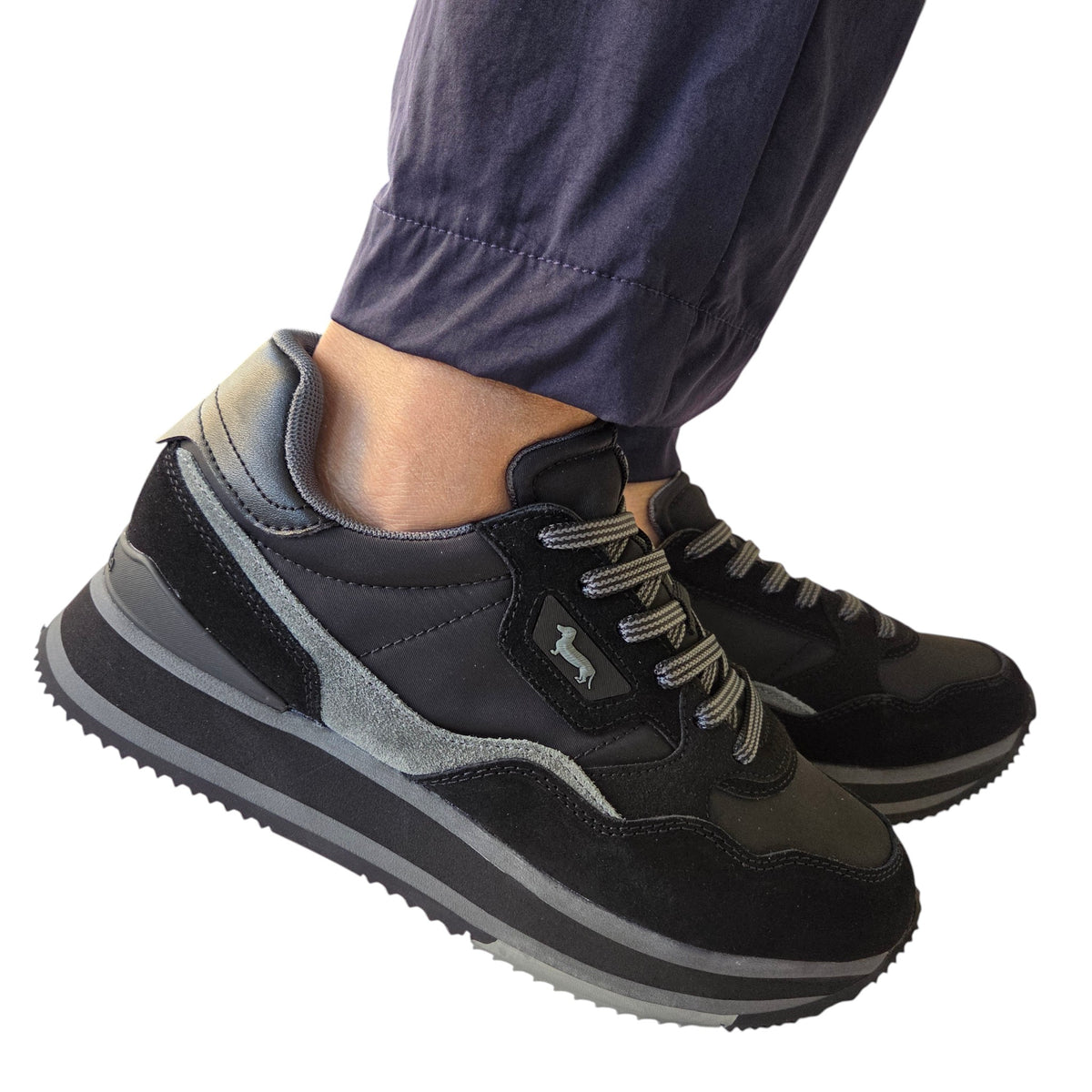 Harmont & Blaine sneakers uomo nera www.offidani.it
