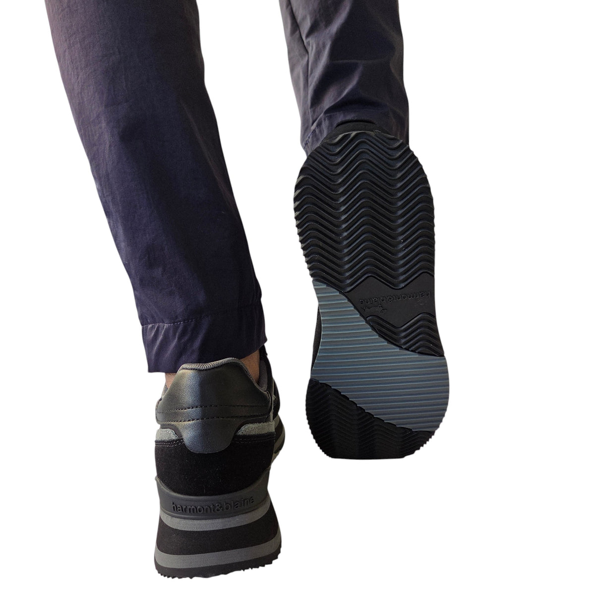 Harmont & Blaine sneakers uomo nera www.offidani.it