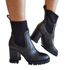 Apepazza Tronchetto Stivaletto Pelle Donna Nero www.offidani.it