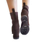 Apepazza Tronchetto Stivaletto Donna Camoscio Testa di Moro www.offidani.it