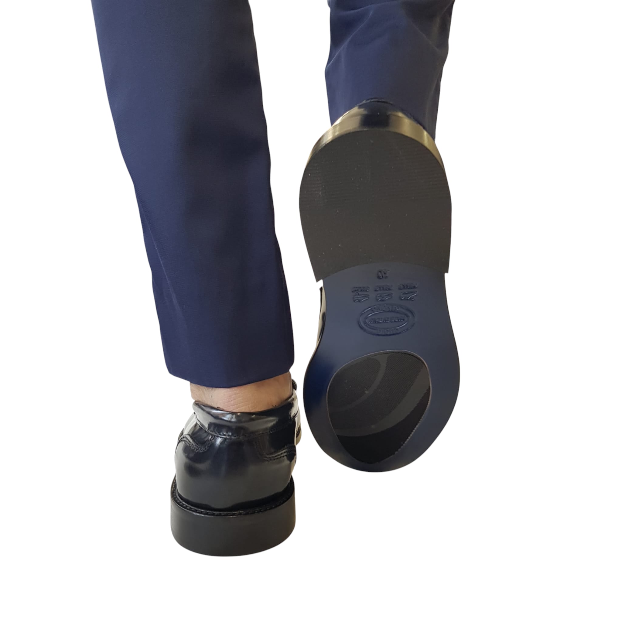 Les Poèmes Uomo Mocassino Elegante Blu Uomo