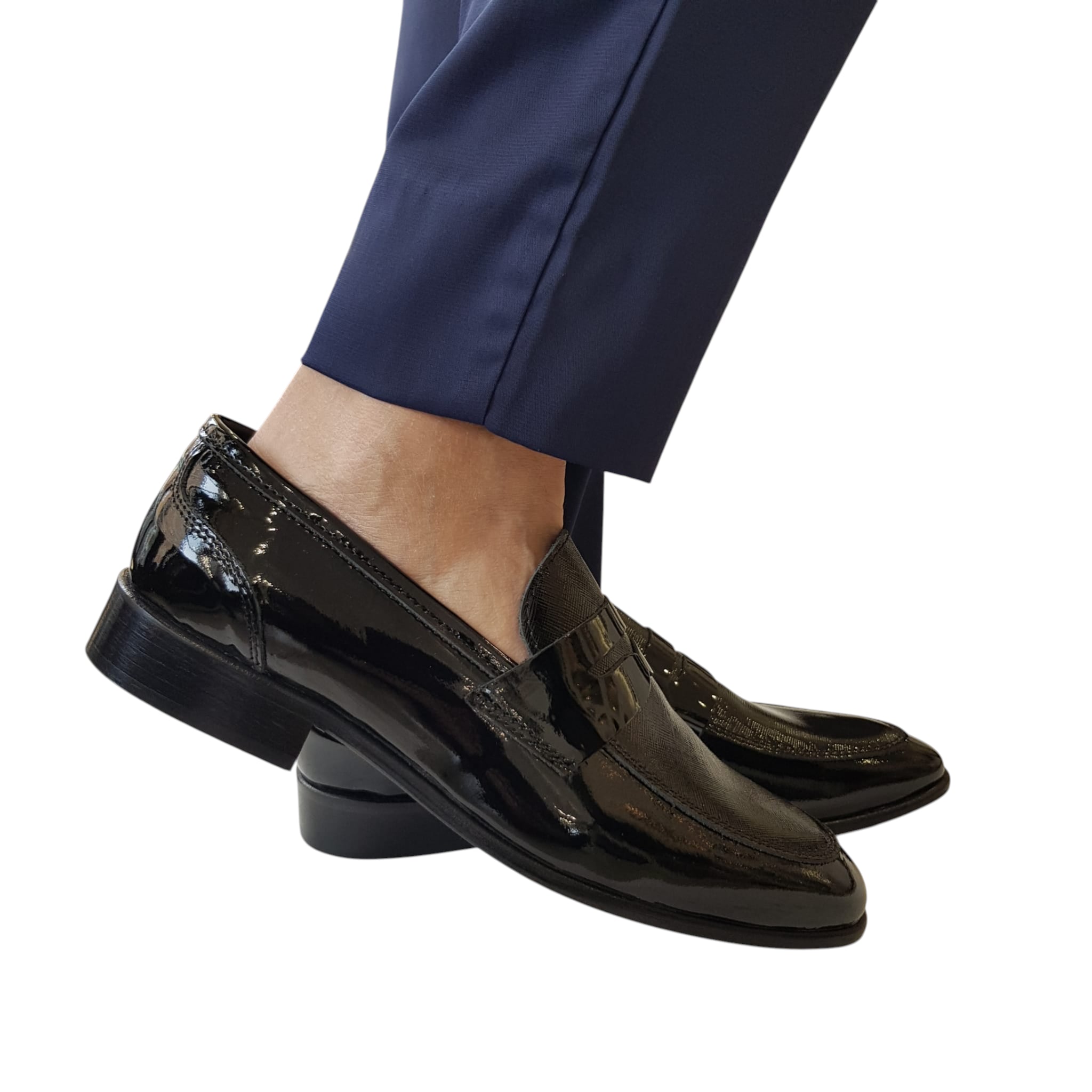 Les Poèmes Uomo Mocassino Elegante Nero Uomo