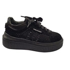 Janet & Janet sneakers donna camoscio nero www.offidani.it